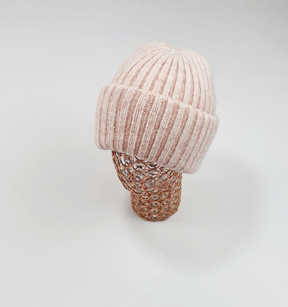 Шапка Ева Пушистые Даниэль (св.розовый)